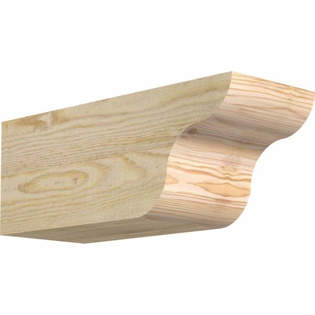 Ekena Millwork Carmel Rough Sawn Rafter Tail, Douglas Fir, 6"W x 6"H x 16"L RFT06X06X16CAR00RDF